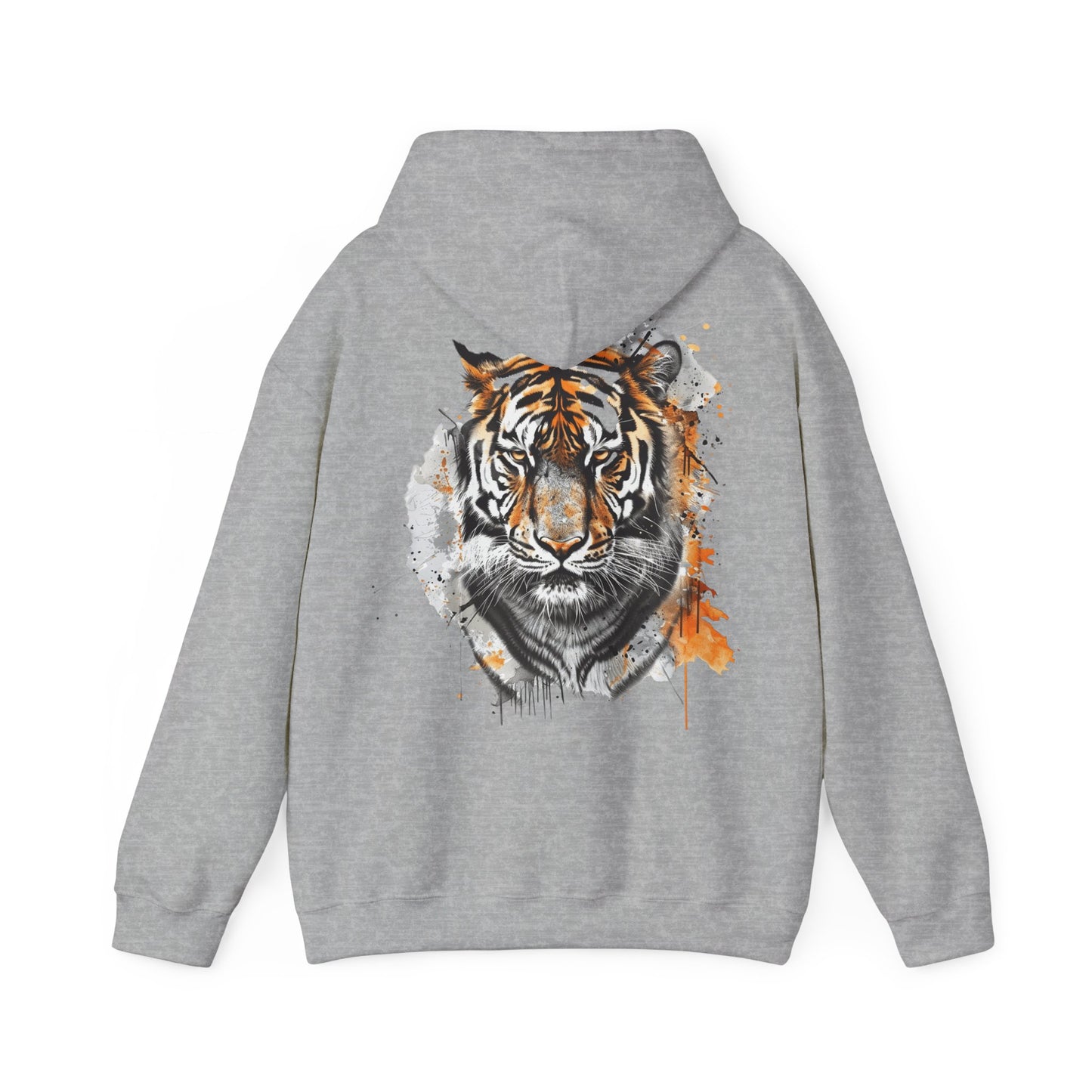 Magnificent Tiger Hooded Sweatshirt for Those Who Love to Be a King, Comfortable Sweater for Everyday Wear, Gift for Birthdays and Nature Lovers.