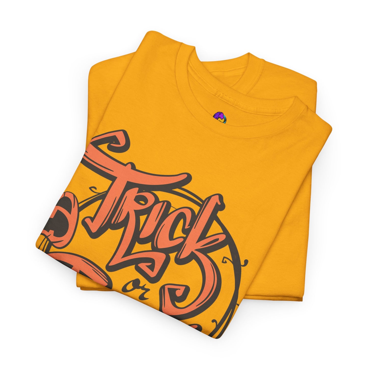 Halloween Trick or Treat Unisex Tee, Spooky Cotton Shirt, Fall Fashion, Halloween Costume Tee, Autumn Celebration Wear, Kids and Adults