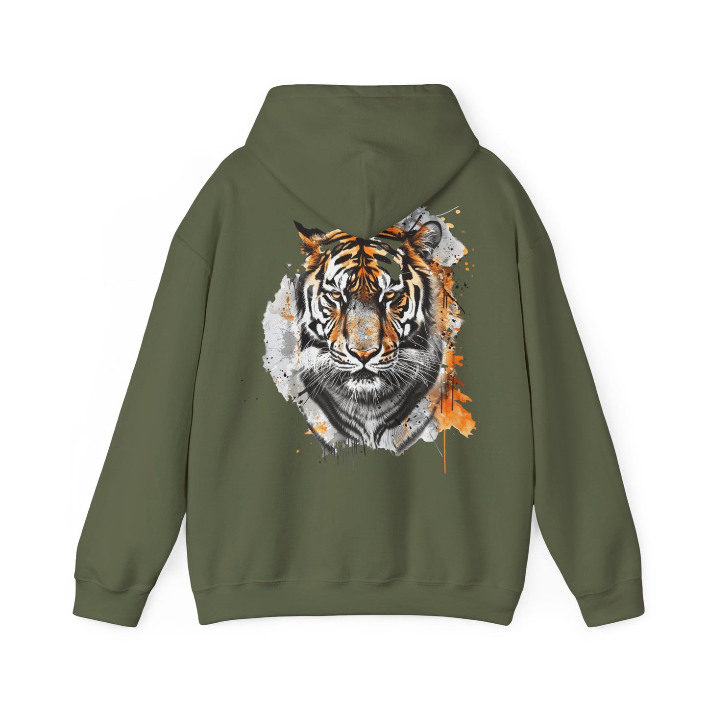 Magnificent Tiger Hooded Sweatshirt for Those Who Love to Be a King, Comfortable Sweater for Everyday Wear, Gift for Birthdays and Nature Lovers.