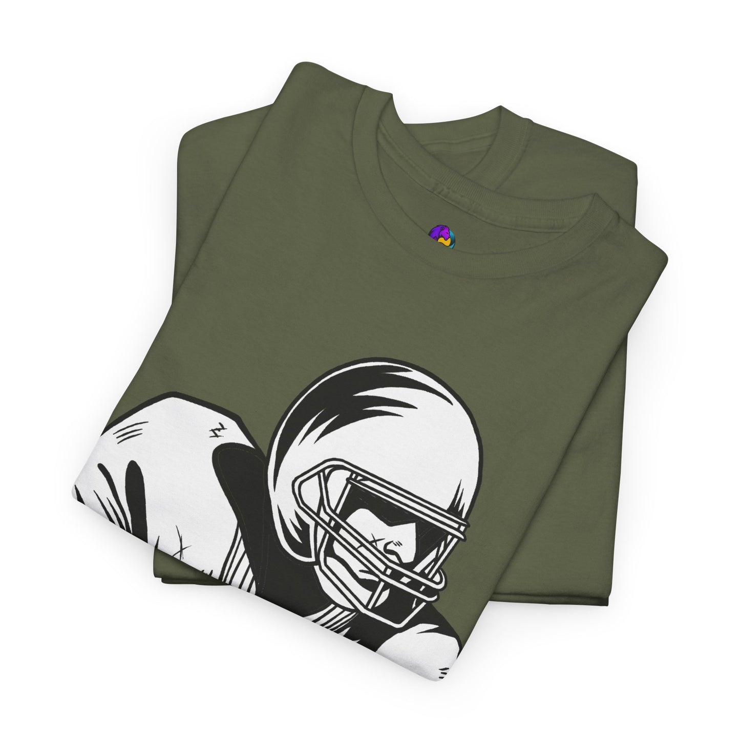 Football Graphic Tee, Casual wear.