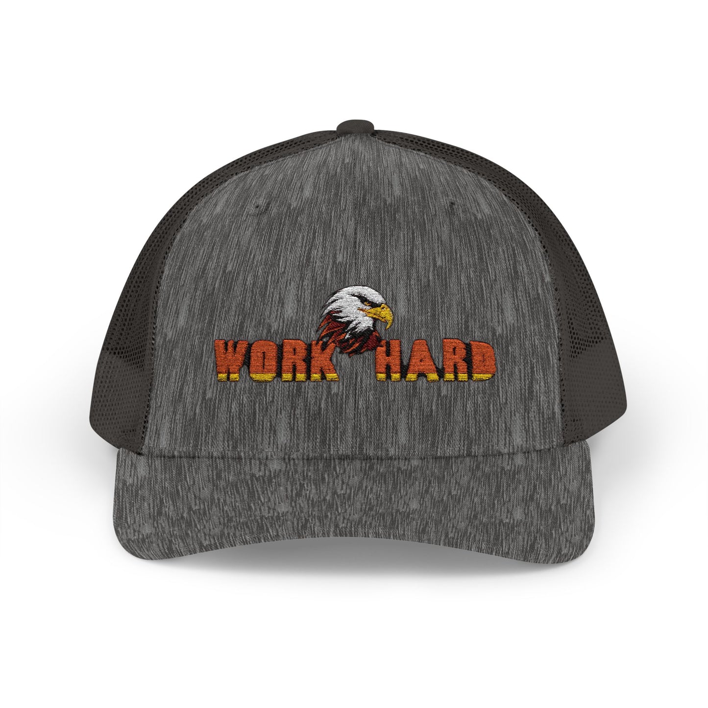 Work Hard Eagle Snapback Cap