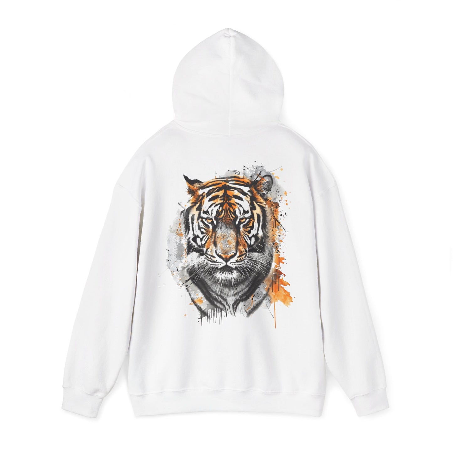 Magnificent Tiger Hooded Sweatshirt for Those Who Love to Be a King, Comfortable Sweater for Everyday Wear, Gift for Birthdays and Nature Lovers.