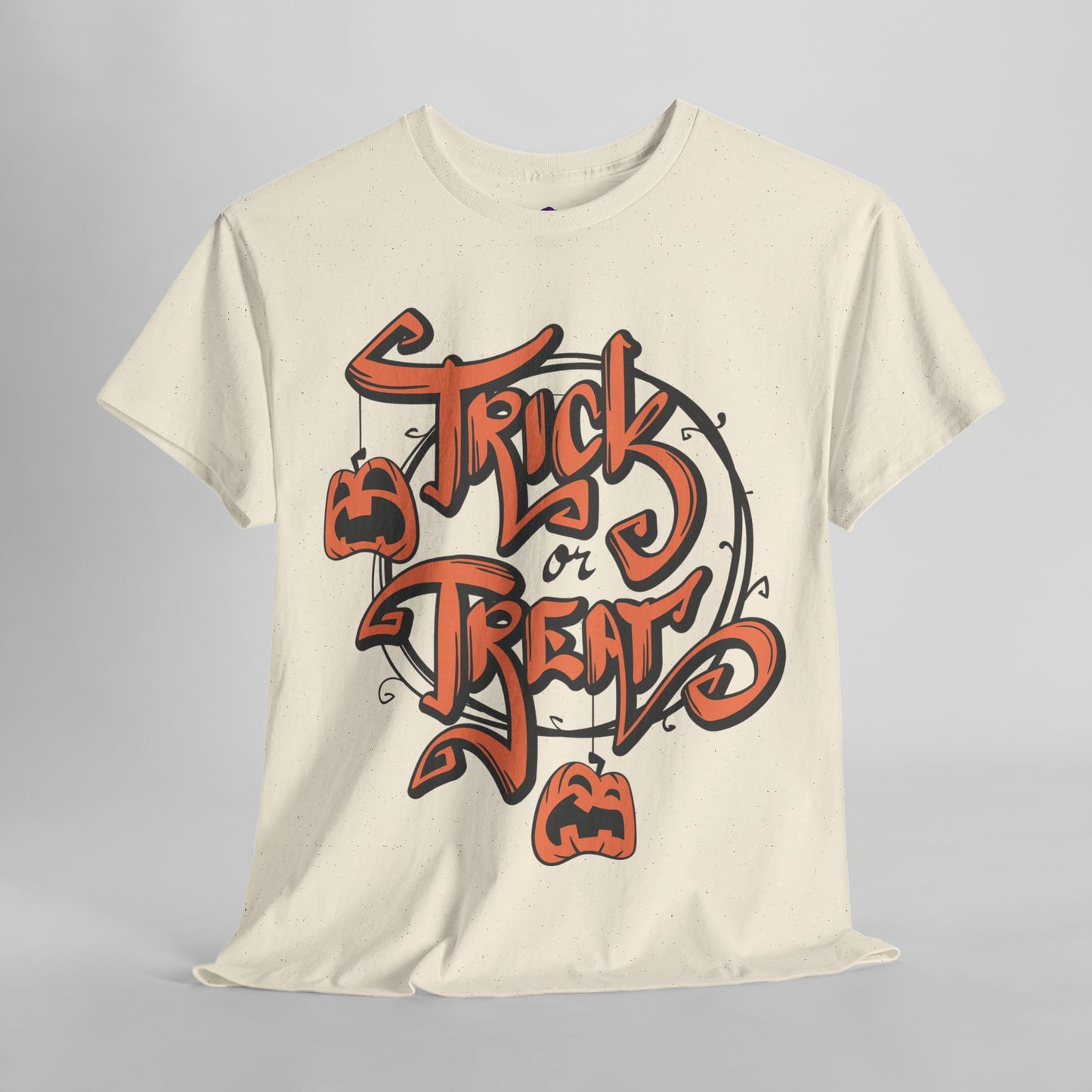 Halloween Trick or Treat Unisex Tee, Spooky Cotton Shirt, Fall Fashion, Halloween Costume Tee, Autumn Celebration Wear, Kids and Adults