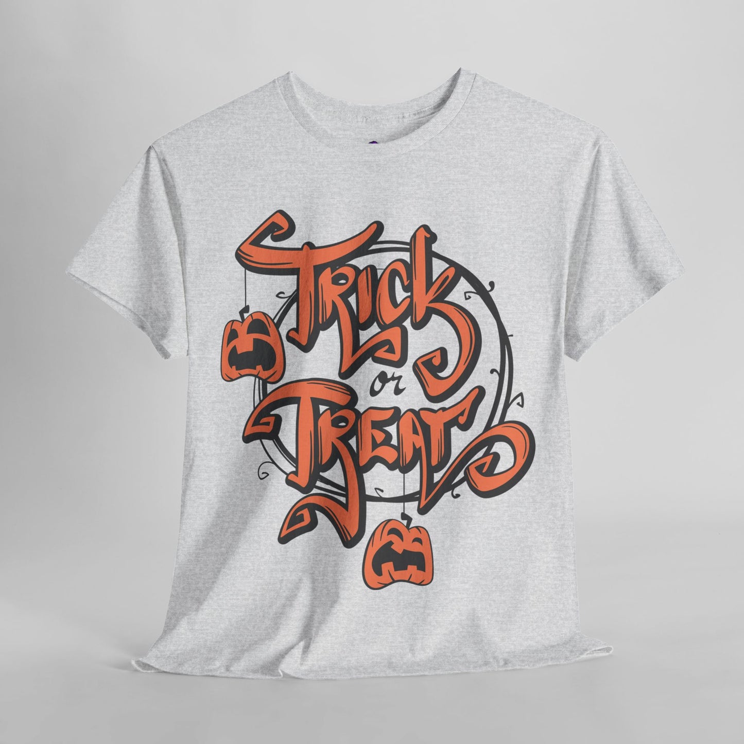 Halloween Trick or Treat Unisex Tee, Spooky Cotton Shirt, Fall Fashion, Halloween Costume Tee, Autumn Celebration Wear, Kids and Adults
