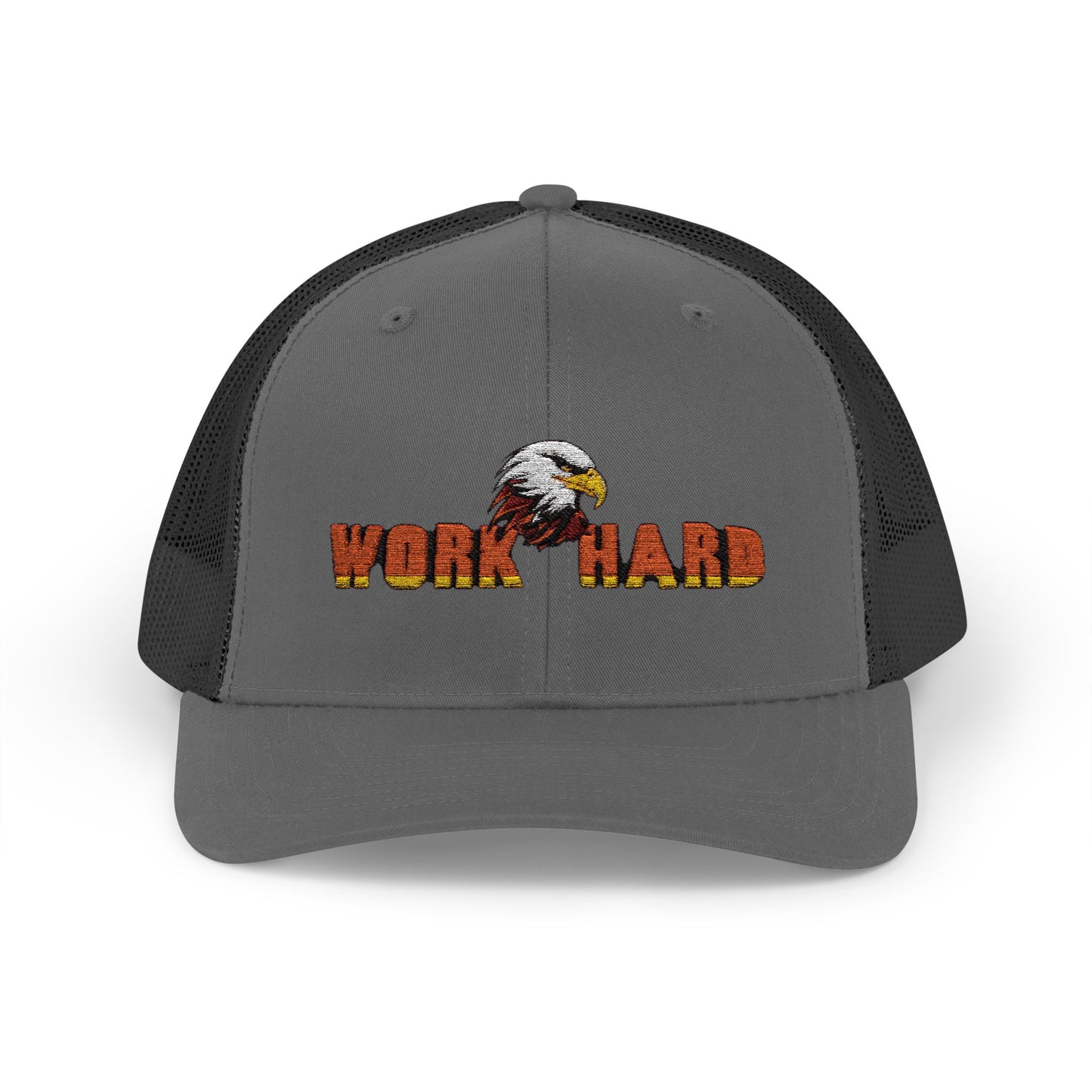 Work Hard Eagle Snapback Cap