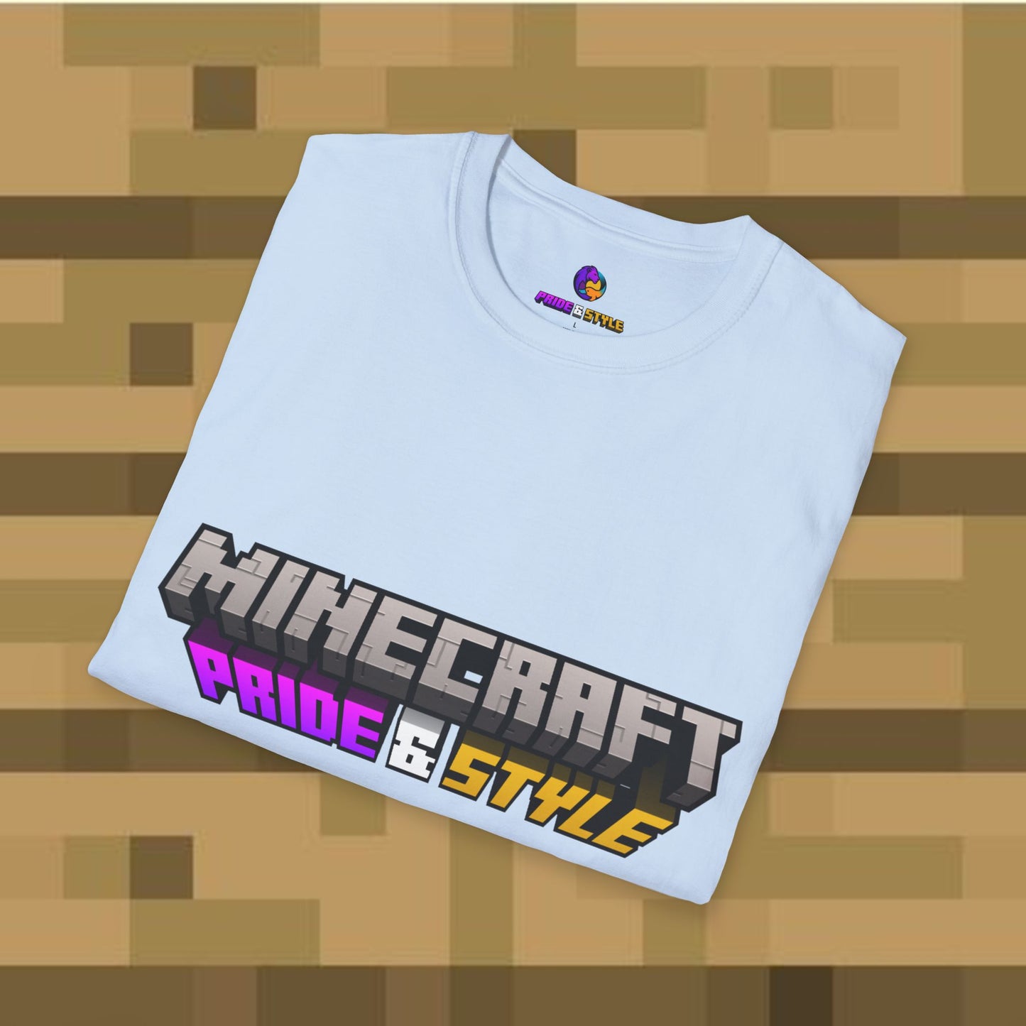 Minecraft Pride & Style T-Shirt for Game Lovers, Unisex Graphic Tee for Pride Events, Casual Wear, Gamer Gift, Comfortable Fashion
