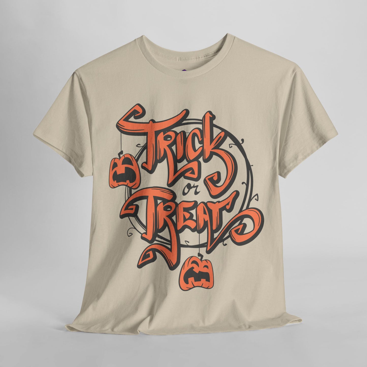 Halloween Trick or Treat Unisex Tee, Spooky Cotton Shirt, Fall Fashion, Halloween Costume Tee, Autumn Celebration Wear, Kids and Adults