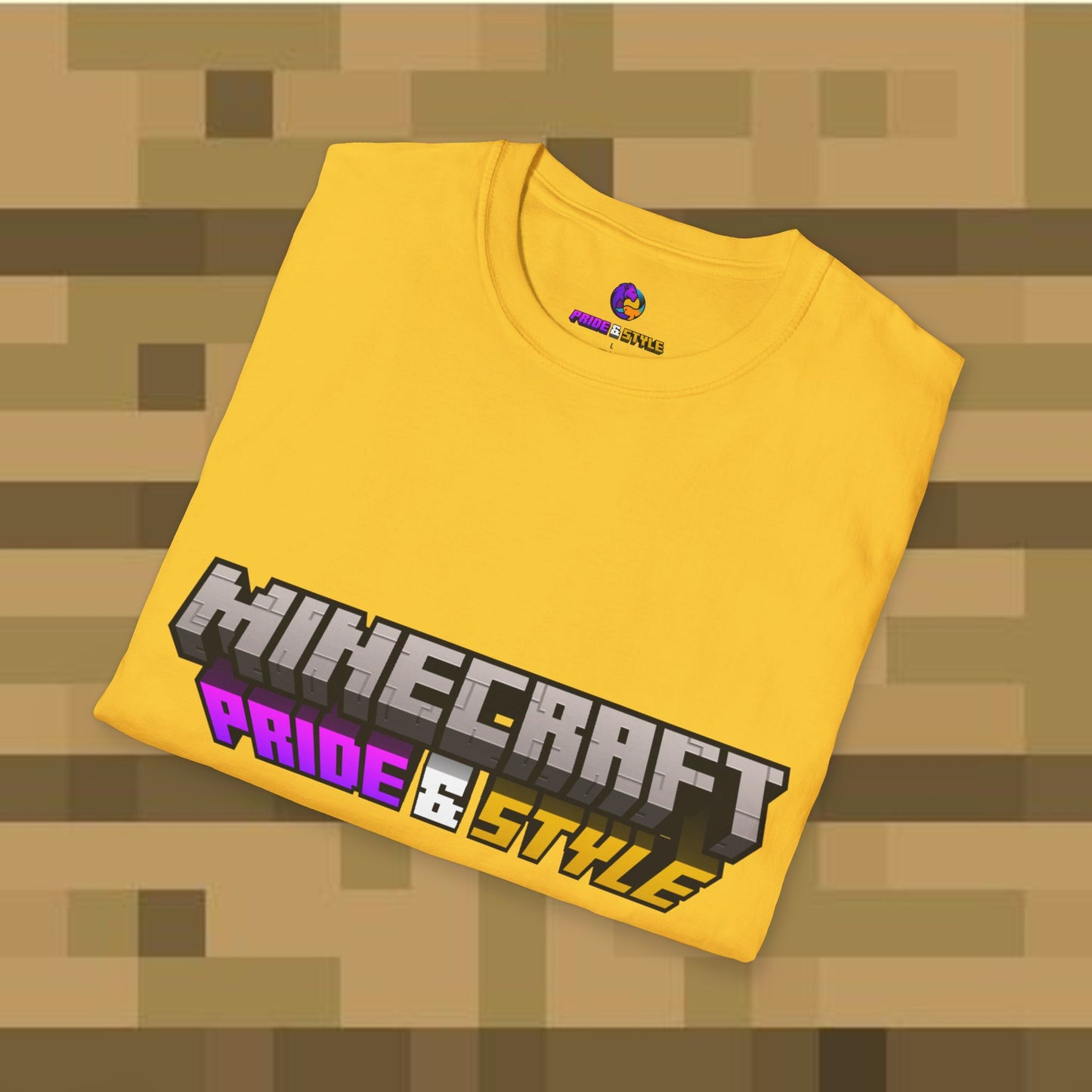 Minecraft Pride & Style T-Shirt for Game Lovers, Unisex Graphic Tee for Pride Events, Casual Wear, Gamer Gift, Comfortable Fashion
