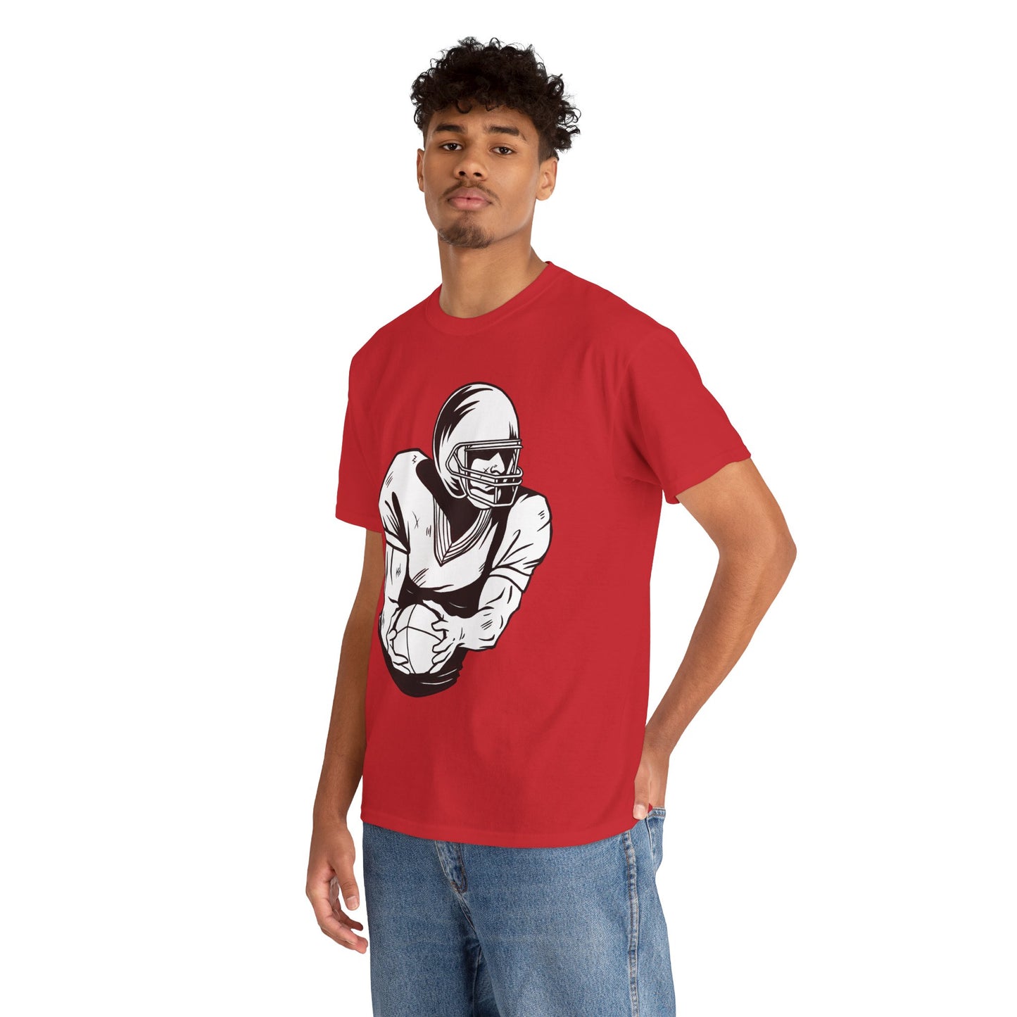 Football Graphic Tee, Casual wear.