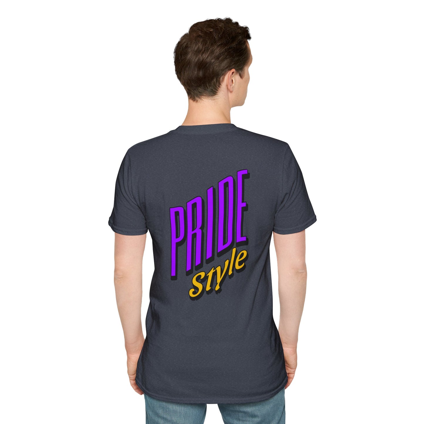Pride Style Unisex Softstyle T-Shirt, LGBTQ+ Apparel, Gay Pride Shirt, Festival Wear, Affirmation Tee, Inclusive Fashion