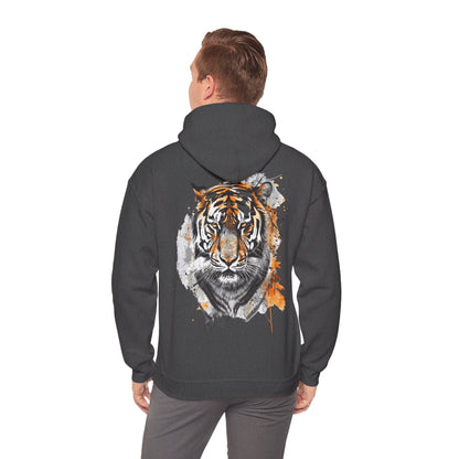 Magnificent Tiger Hooded Sweatshirt for Those Who Love to Be a King, Comfortable Sweater for Everyday Wear, Gift for Birthdays and Nature Lovers.