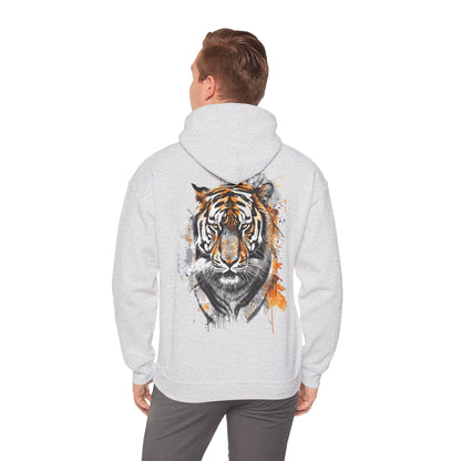 Magnificent Tiger Hooded Sweatshirt for Those Who Love to Be a King, Comfortable Sweater for Everyday Wear, Gift for Birthdays and Nature Lovers.