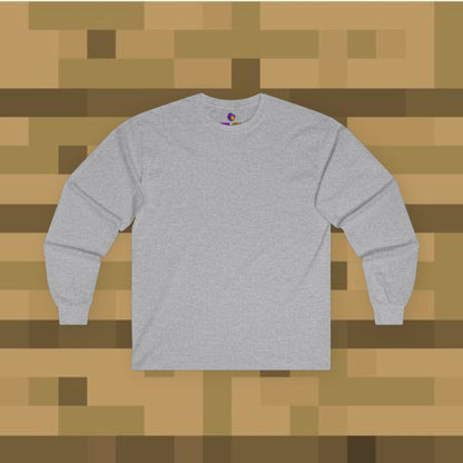 Minecraft Creeper Long Sleeve Tee for Gamers, Unisex Game Shirt, Perfect for Birthdays, Cozy Casual Wear, Minecraft Gifts, Gamer Apparel