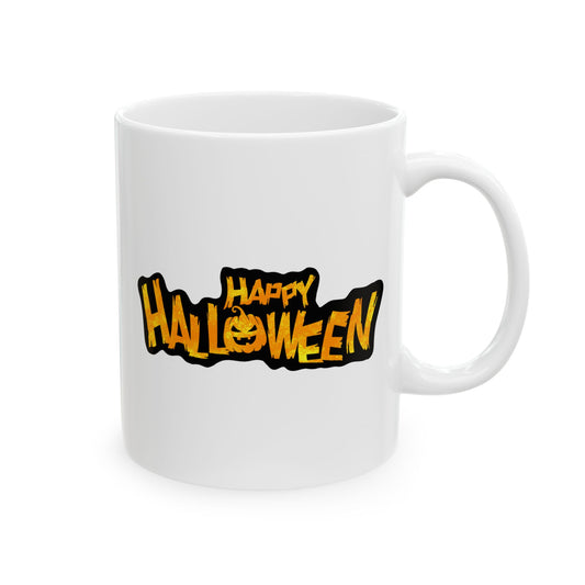 Halloween-Themed Ceramic Mug, Perfect for Spooky Season, Gift for Friends, Halloween Decorations, 11oz 15oz Sizes