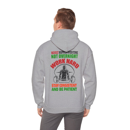 Motivational Hooded Sweatshirt for Fitness Enthusiasts, Unisex Heavy Blend Hoodie with Inspirational Quote, Gym Apparel, Workout [...]