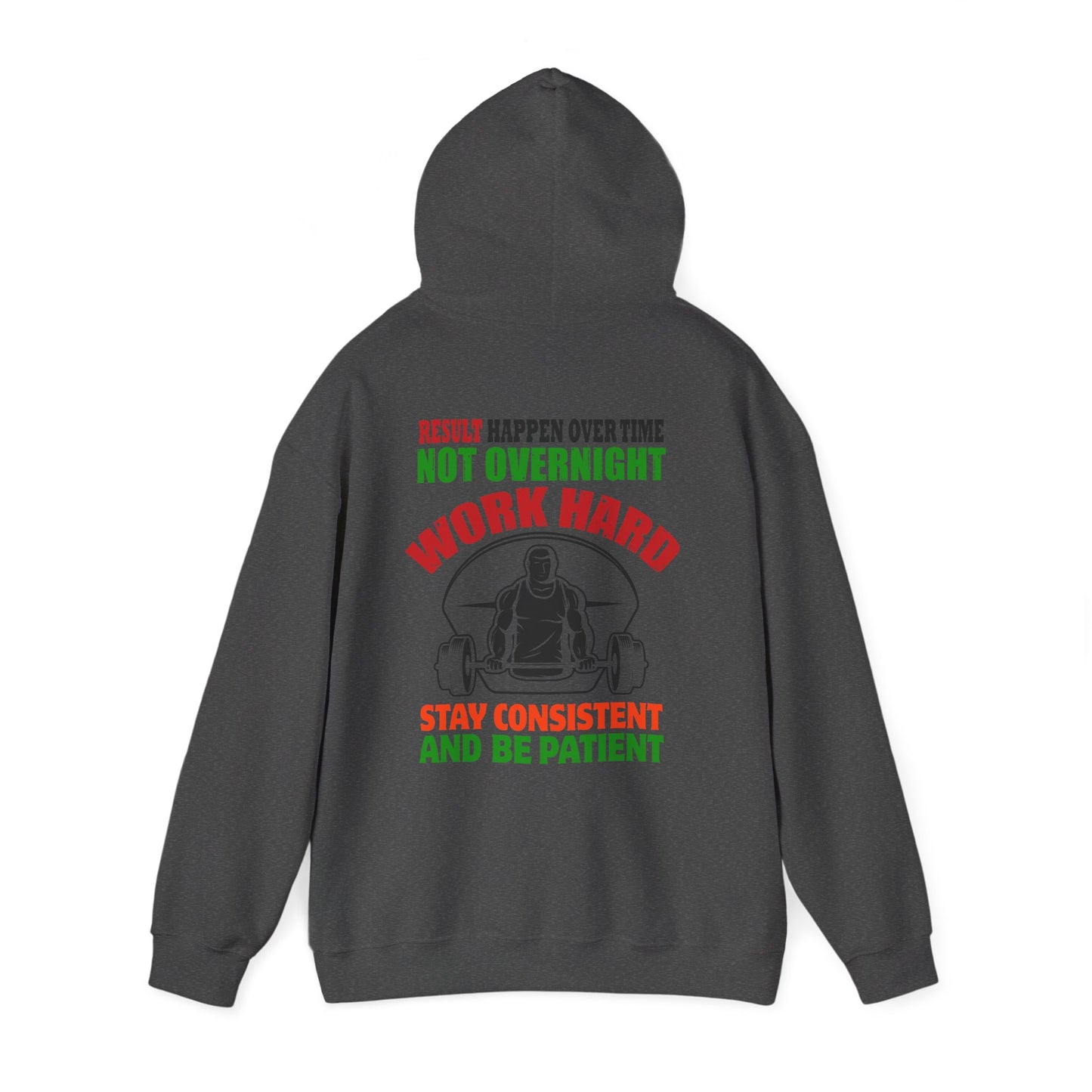 Motivational Hooded Sweatshirt for Fitness Enthusiasts, Unisex Heavy Blend Hoodie with Inspirational Quote, Gym Apparel, Workout [...]
