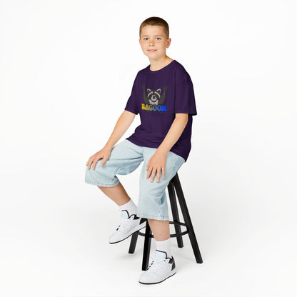 Rockin' Raccoon Kids Tee | Fun Cotton Shirt for Boys & Girls, Cute Animal Graphic Tee, Birthday Gift, Playtime Essential