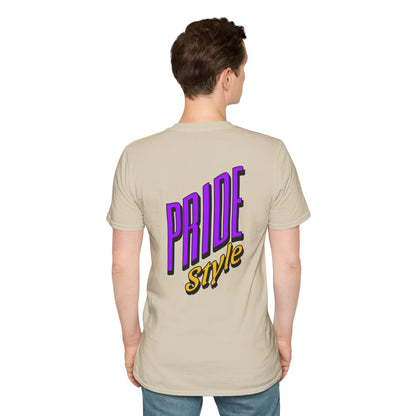 Pride Style Unisex Softstyle T-Shirt, LGBTQ+ Apparel, Gay Pride Shirt, Festival Wear, Affirmation Tee, Inclusive Fashion