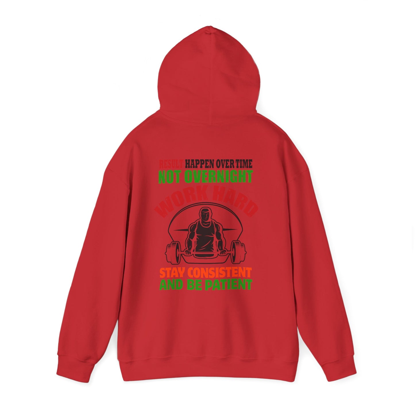 Motivational Hooded Sweatshirt for Fitness Enthusiasts, Unisex Heavy Blend Hoodie with Inspirational Quote, Gym Apparel, Workout [...]