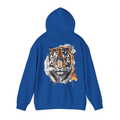 Magnificent Tiger Hooded Sweatshirt for Those Who Love to Be a King, Comfortable Sweater for Everyday Wear, Gift for Birthdays and Nature Lovers.