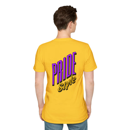 Pride Style Unisex Softstyle T-Shirt, LGBTQ+ Apparel, Gay Pride Shirt, Festival Wear, Affirmation Tee, Inclusive Fashion