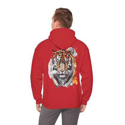 Magnificent Tiger Hooded Sweatshirt for Those Who Love to Be a King, Comfortable Sweater for Everyday Wear, Gift for Birthdays and Nature Lovers.