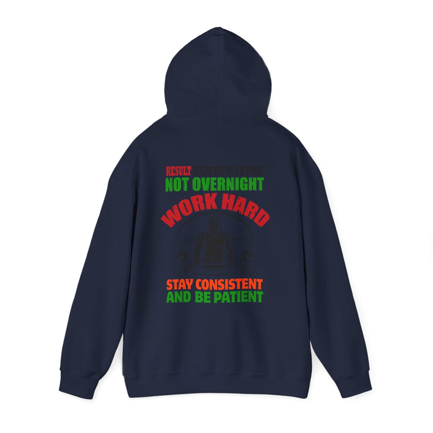 Motivational Hooded Sweatshirt for Fitness Enthusiasts, Unisex Heavy Blend Hoodie with Inspirational Quote, Gym Apparel, Workout [...]