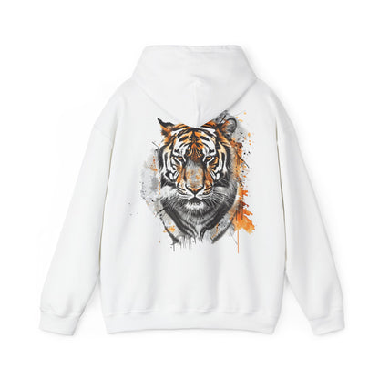 Magnificent Tiger Hooded Sweatshirt for Those Who Love to Be a King, Comfortable Sweater for Everyday Wear, Gift for Birthdays and Nature Lovers.