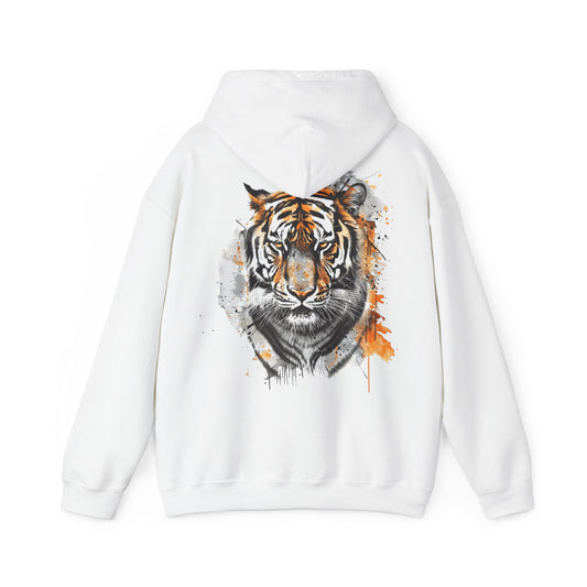 Magnificent Tiger Hooded Sweatshirt for Those Who Love to Be a King, Comfortable Sweater for Everyday Wear, Gift for Birthdays and Nature Lovers.