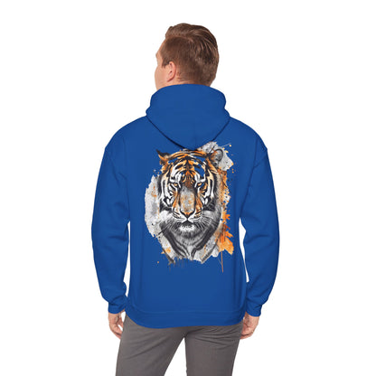 Magnificent Tiger Hooded Sweatshirt for Those Who Love to Be a King, Comfortable Sweater for Everyday Wear, Gift for Birthdays and Nature Lovers.