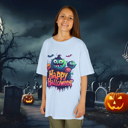 Halloween Kids Tee, Spooky T-Shirt for Children, Perfect for Halloween Parties, Trick or Treating, Gifting to Kids