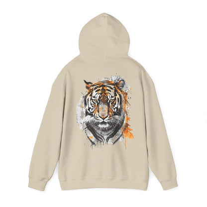 Magnificent Tiger Hooded Sweatshirt for Those Who Love to Be a King, Comfortable Sweater for Everyday Wear, Gift for Birthdays and Nature Lovers.