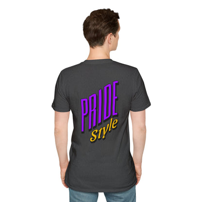 Pride Style Unisex Softstyle T-Shirt, LGBTQ+ Apparel, Gay Pride Shirt, Festival Wear, Affirmation Tee, Inclusive Fashion