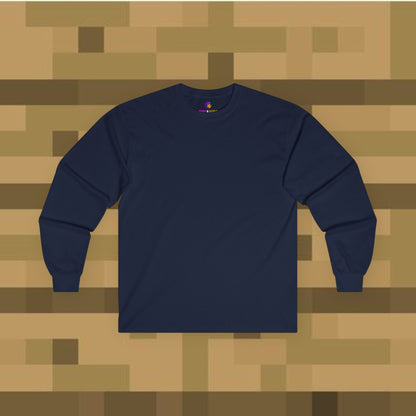 Minecraft Creeper Long Sleeve Tee for Gamers, Unisex Game Shirt, Perfect for Birthdays, Cozy Casual Wear, Minecraft Gifts, Gamer Apparel