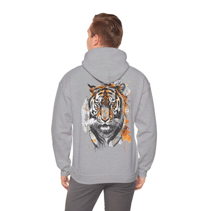 Magnificent Tiger Hooded Sweatshirt for Those Who Love to Be a King, Comfortable Sweater for Everyday Wear, Gift for Birthdays and Nature Lovers.