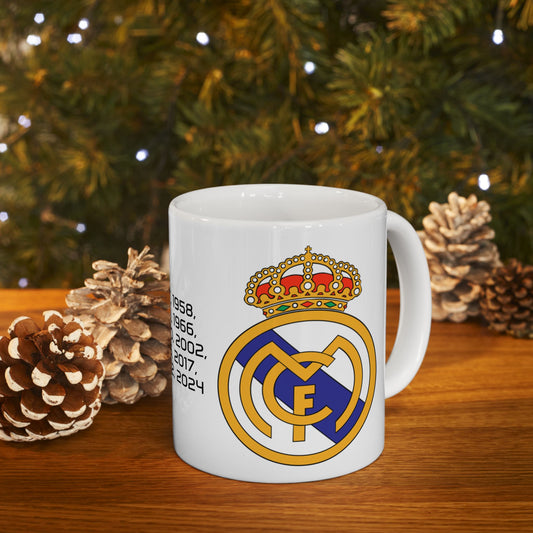 Mug - Real Madrid Champions League History Ceramic Mug (11oz, 15oz)