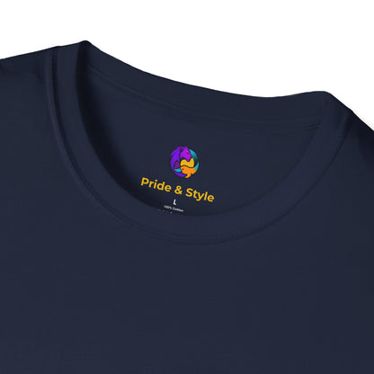 Pride Style Unisex Softstyle T-Shirt, LGBTQ+ Apparel, Gay Pride Shirt, Festival Wear, Affirmation Tee, Inclusive Fashion