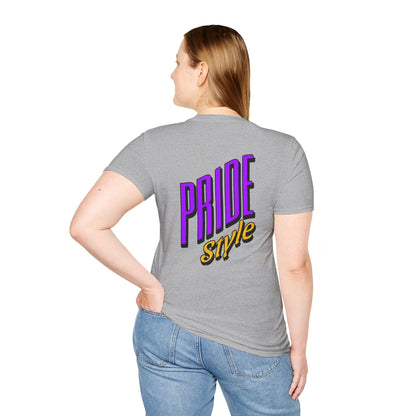 Pride Style Unisex Softstyle T-Shirt, LGBTQ+ Apparel, Gay Pride Shirt, Festival Wear, Affirmation Tee, Inclusive Fashion