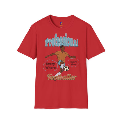 Footballer Unisex T-Shirt - Casual Sports Tee for Football Lovers