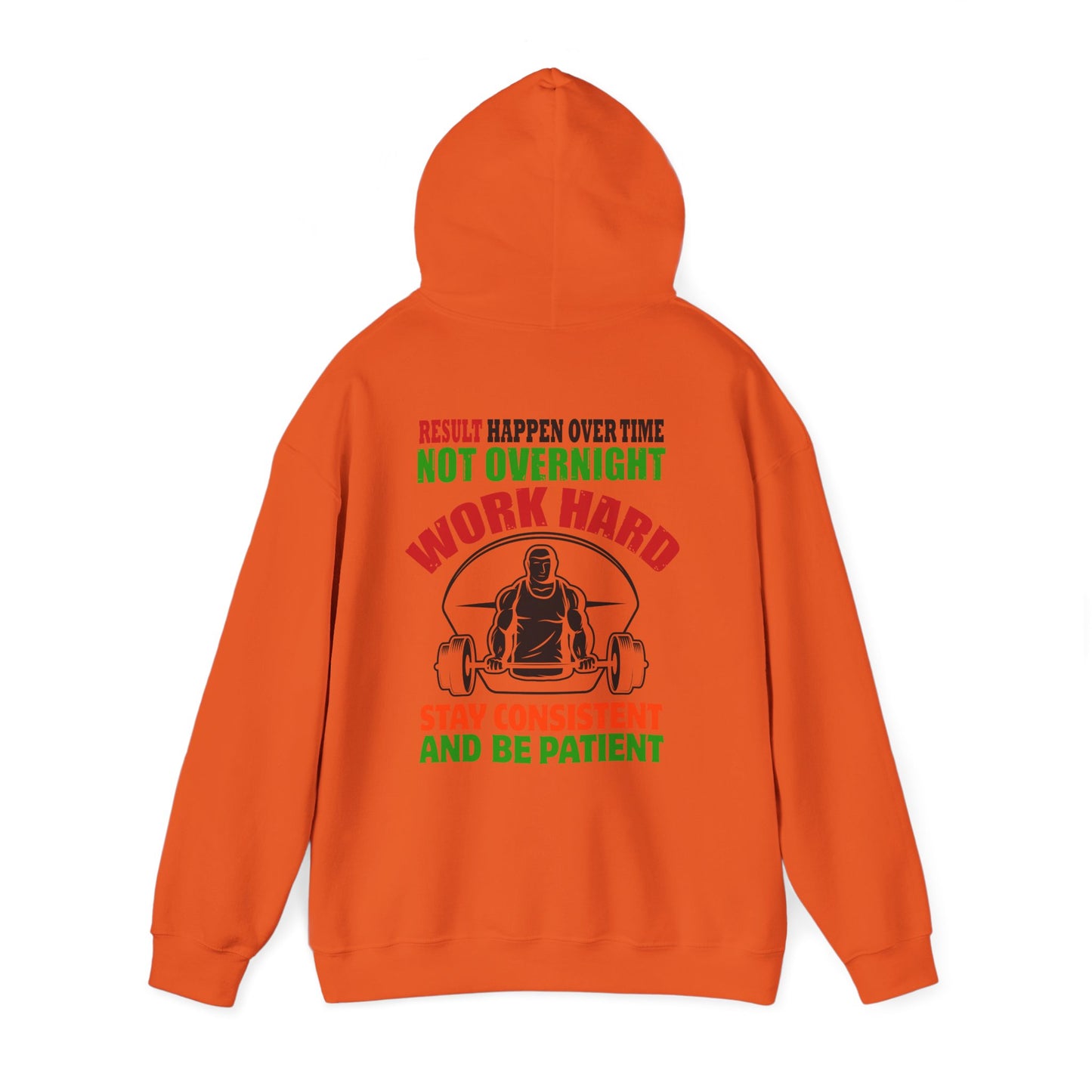 Motivational Hooded Sweatshirt for Fitness Enthusiasts, Unisex Heavy Blend Hoodie with Inspirational Quote, Gym Apparel, Workout [...]