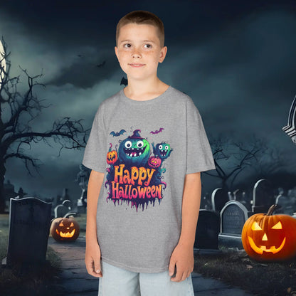 Halloween Kids Tee, Spooky T-Shirt for Children, Perfect for Halloween Parties, Trick or Treating, Gifting to Kids