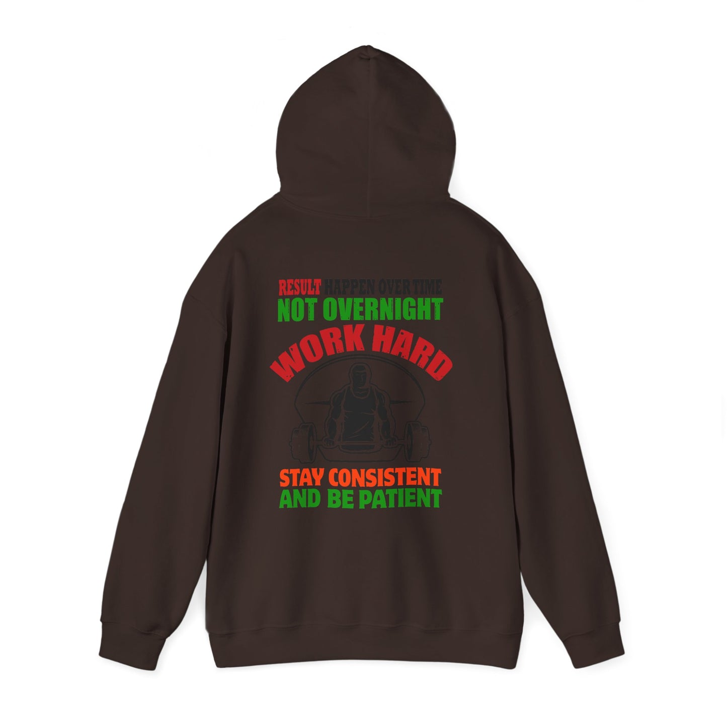 Motivational Hooded Sweatshirt for Fitness Enthusiasts, Unisex Heavy Blend Hoodie with Inspirational Quote, Gym Apparel, Workout [...]