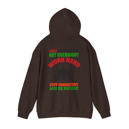 Motivational Hooded Sweatshirt for Fitness Enthusiasts, Unisex Heavy Blend Hoodie with Inspirational Quote, Gym Apparel, Workout [...]