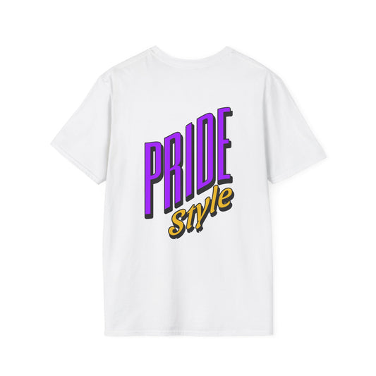 Pride Style Unisex Softstyle T-Shirt, LGBTQ+ Apparel, Gay Pride Shirt, Festival Wear, Affirmation Tee, Inclusive Fashion