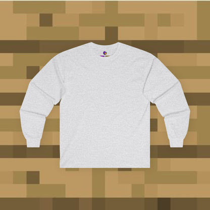 Minecraft Creeper Long Sleeve Tee for Gamers, Unisex Game Shirt, Perfect for Birthdays, Cozy Casual Wear, Minecraft Gifts, Gamer Apparel