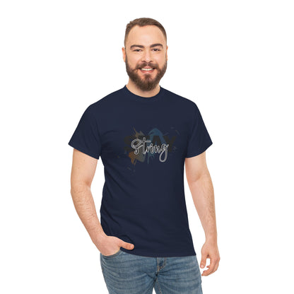 Stay Strong Unisex Heavy Cotton Tee, Inspirational T-Shirt, Motivational Apparel, Casual Wear, Gifts for Him/Her, Everyday Comfort