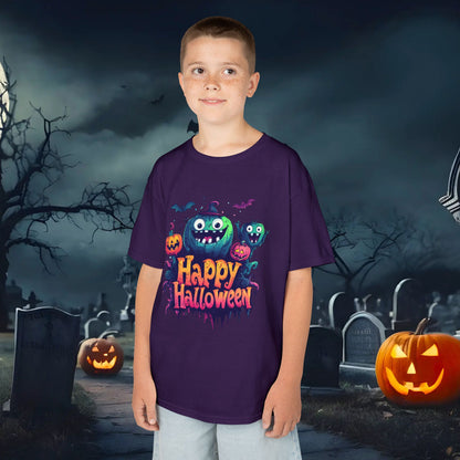 Halloween Kids Tee, Spooky T-Shirt for Children, Perfect for Halloween Parties, Trick or Treating, Gifting to Kids