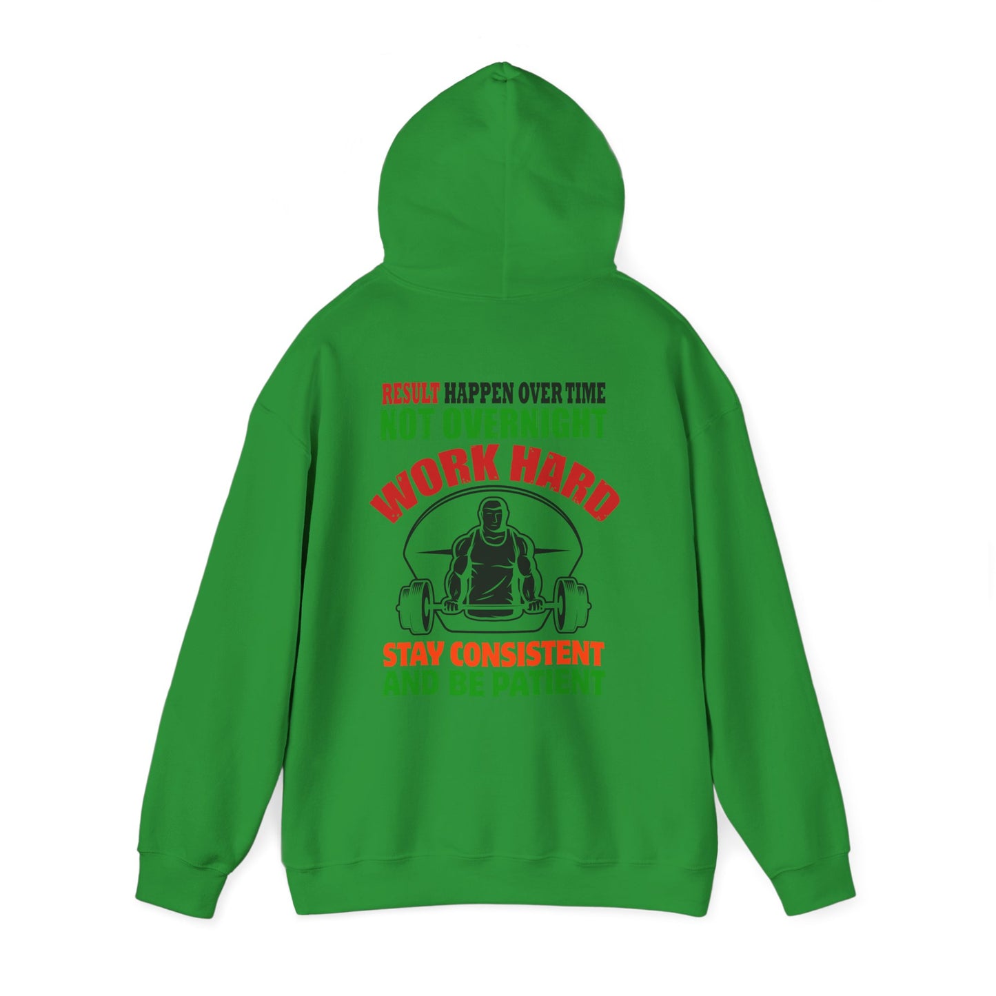 Motivational Hooded Sweatshirt for Fitness Enthusiasts, Unisex Heavy Blend Hoodie with Inspirational Quote, Gym Apparel, Workout [...]
