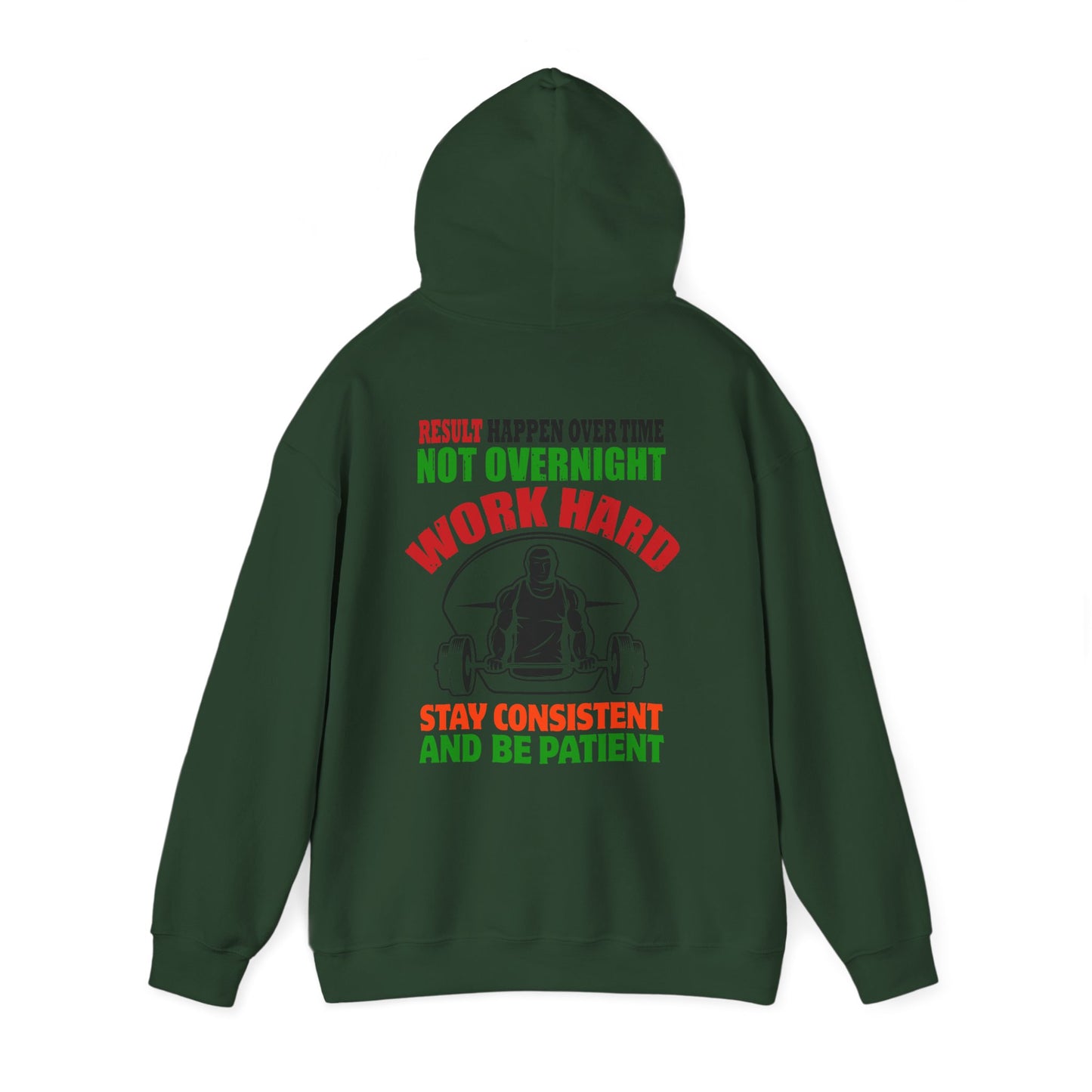 Motivational Hooded Sweatshirt for Fitness Enthusiasts, Unisex Heavy Blend Hoodie with Inspirational Quote, Gym Apparel, Workout [...]