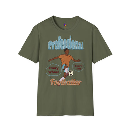 Footballer Unisex T-Shirt - Casual Sports Tee for Football Lovers